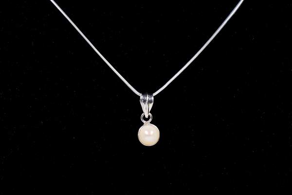 Fresh Water Pearl Silver Pendant for Love & Inner Peace 3