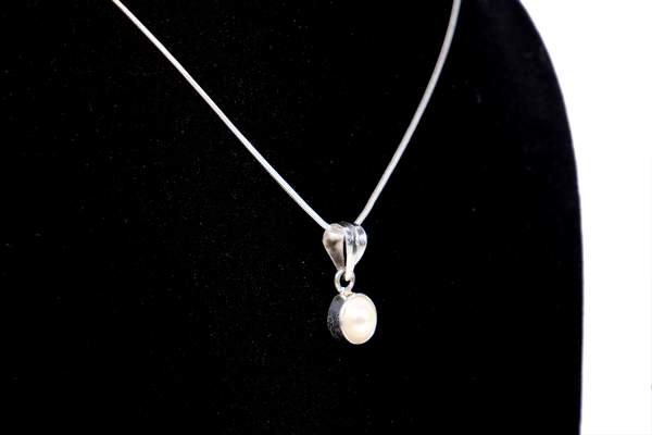 Fresh Water Pearl Silver Pendant for Love & Inner Peace 4
