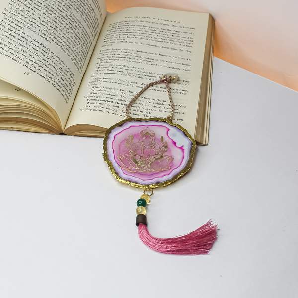 Ganpati Agate Stone Door Hanger Divine Protection & Positive Energy