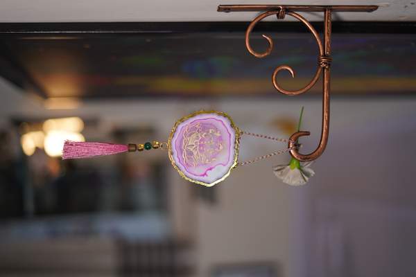 Ganpati Agate Stone Door Hanger Divine Protection & Positive Energy 2