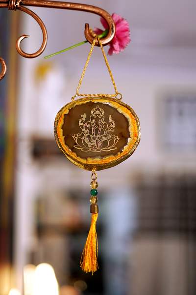 Ganpati Agate Stone Door Hanger Divine Protection & Positive Energy 4