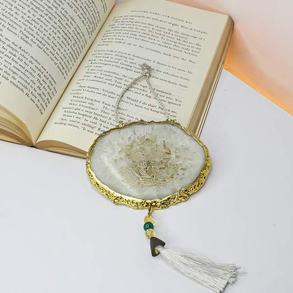 Ganpati Agate Stone Door Hanger Divine Protection & Positive Energy 7