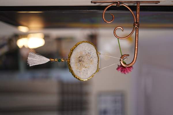 Ganpati Agate Stone Door Hanger Divine Protection & Positive Energy 8