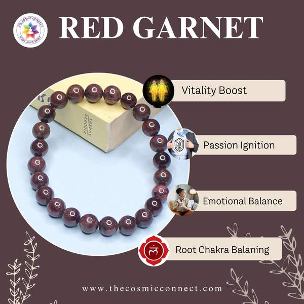 Garnet Healing Bracelet – Boost Energy, Passion & Grounding 10