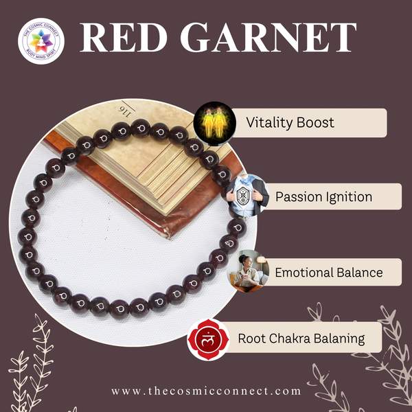 Garnet Healing Bracelet – Boost Energy, Passion & Grounding 3
