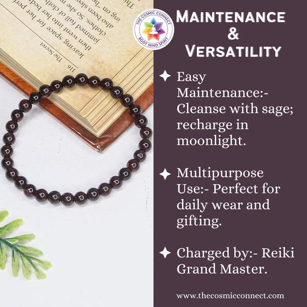 Garnet Healing Bracelet – Boost Energy, Passion & Grounding 5