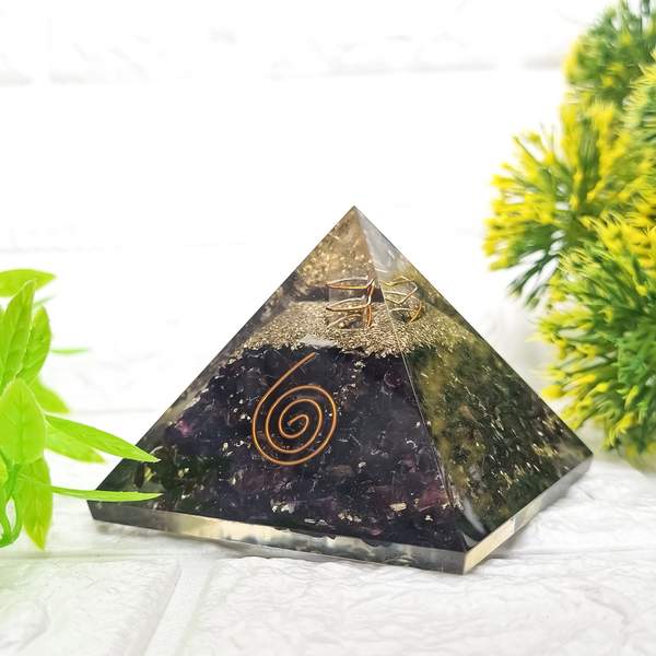 Garnet Orgone Pyramid Ignite Passion, Strength & Grounding Energy