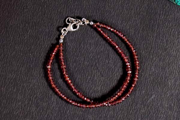 Garnet Silver Bracelet Boost Energy & Emotional Healing 4