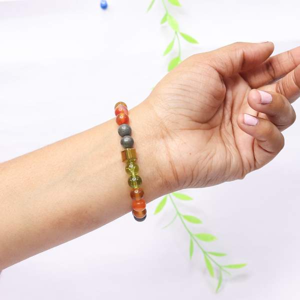 Golden Goals Crystal Bracelet for Abundance, Motivation & Success