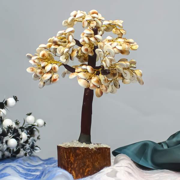 Gomati Chakra Crystal Tree for Prosperity, Enhances Wealth, and Protection
