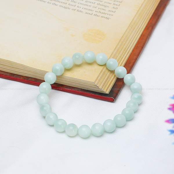Green Angelite Healing Bracelet – Embrace Serenity, Communication & Spirituality 2