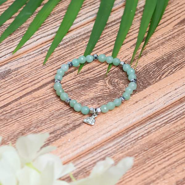 Green Aventurine Faceted Healing Bracelet - Balancing & Prosperity 2