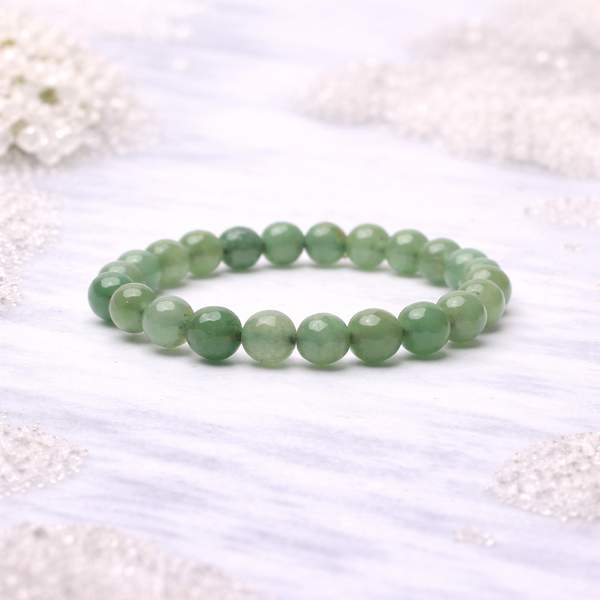 Green Aventurine Faceted Healing Bracelet - Balancing & Prosperity 3