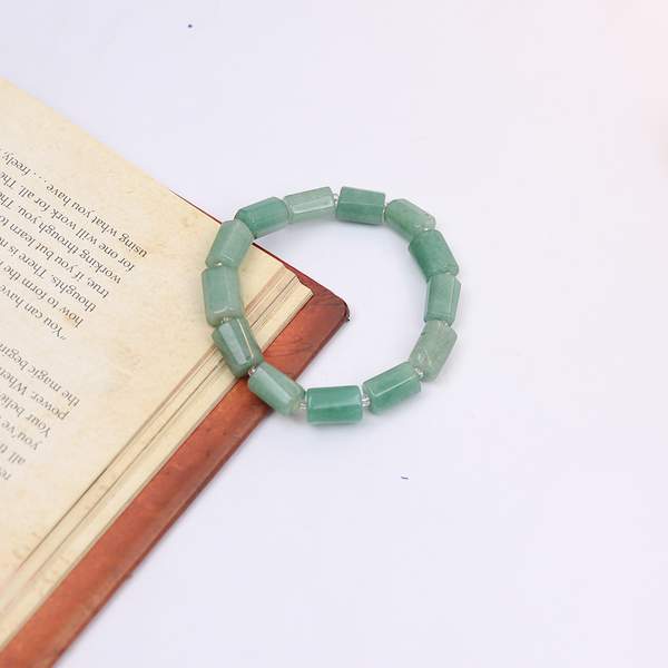 Green Aventurine Tumbled Bracelet | Luck, Success & Positive Energy 2