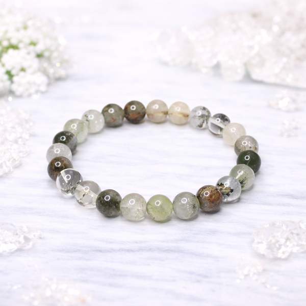 Green Garden Quartz Healing Bracelet - Emotional Balance & Relax Mind