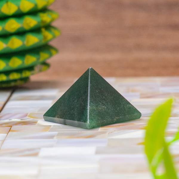 Green Jade Crystal Pyramid Unlock Harmony, Luck, and Spiritual Growth