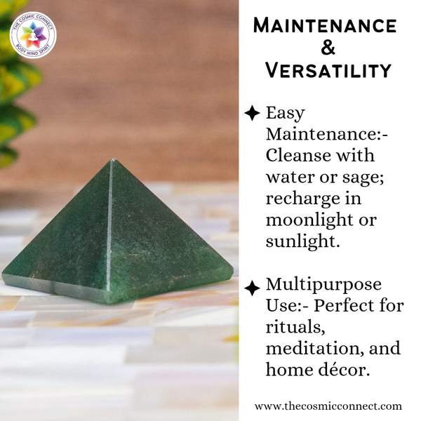 Green Jade Crystal Pyramid Unlock Harmony, Luck, and Spiritual Growth 4