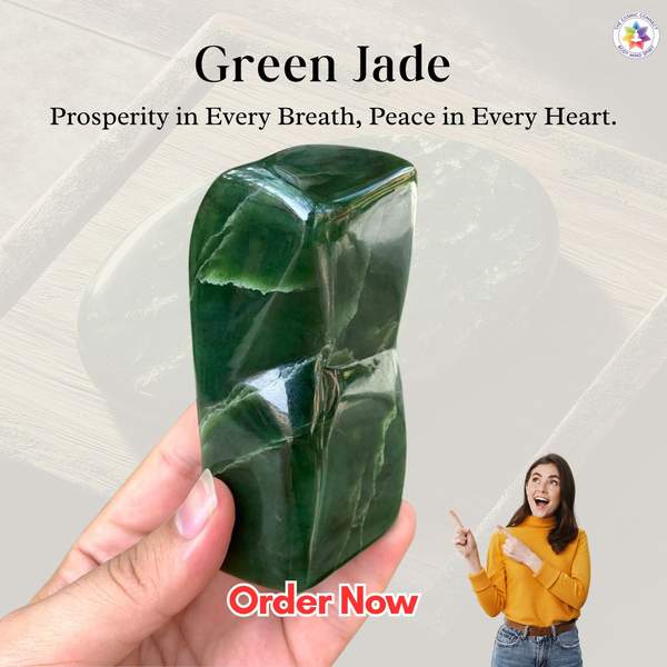 Green Jade Healing Bracelet - Attract Prosperity & Balance Emotions 15