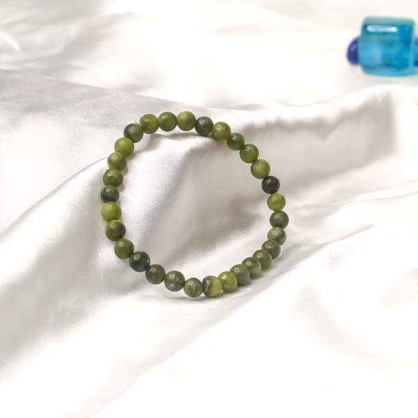 Green Jade Healing Bracelet - Attract Prosperity & Balance Emotions 2