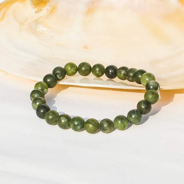 Green Jade Healing Bracelet - Attract Prosperity & Balance Emotions 4