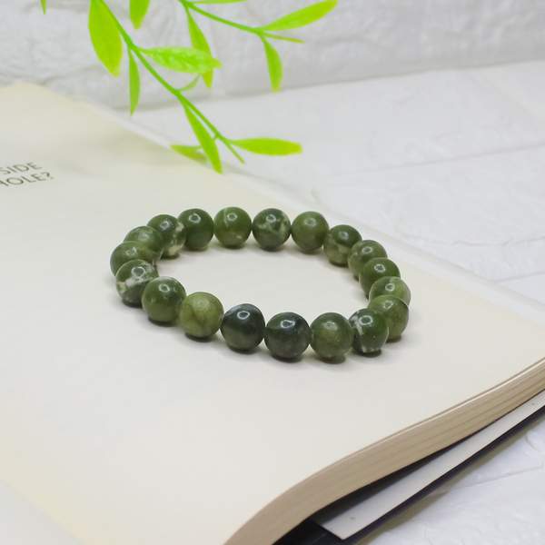 Green Jade Healing Bracelet - Attract Prosperity & Balance Emotions 6