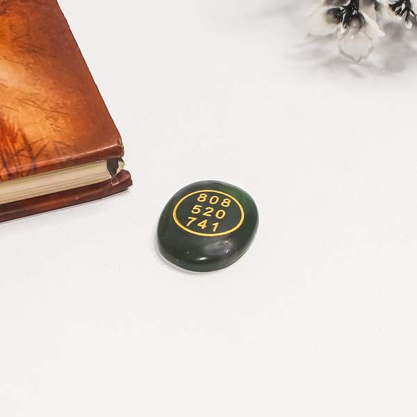 Green Jade Money Coin Manifest Abundance