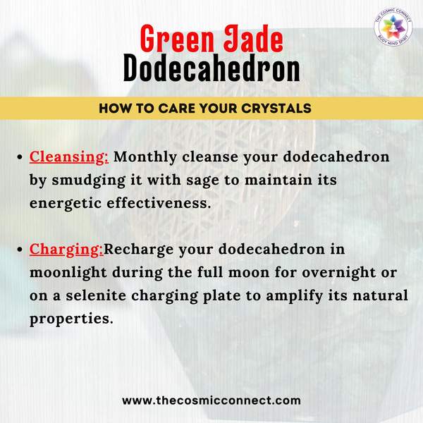 Green Jade Orgone Dodecahedron for Prosperity, & Balance 4