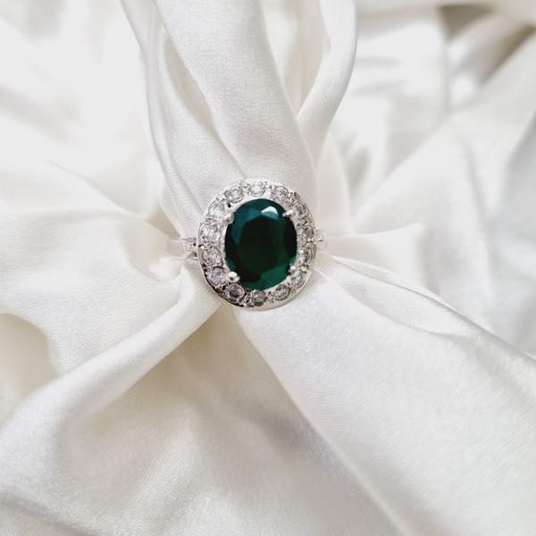 Green Jade Silver Ring Embrace Abundance, & Healing 2