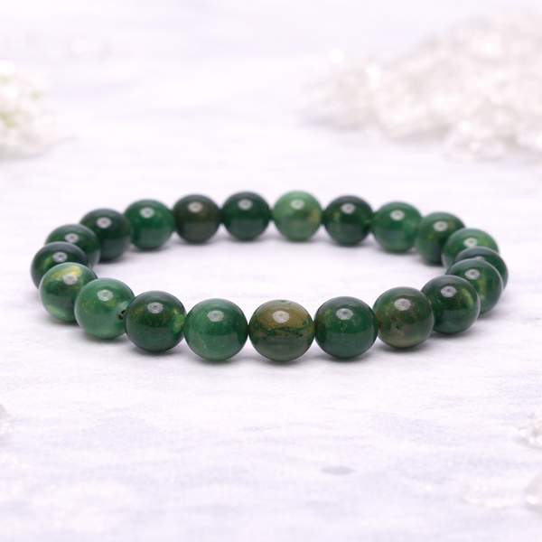 Green Lepidolite Healing Bracelet - Stress Relief & Emotional Balance