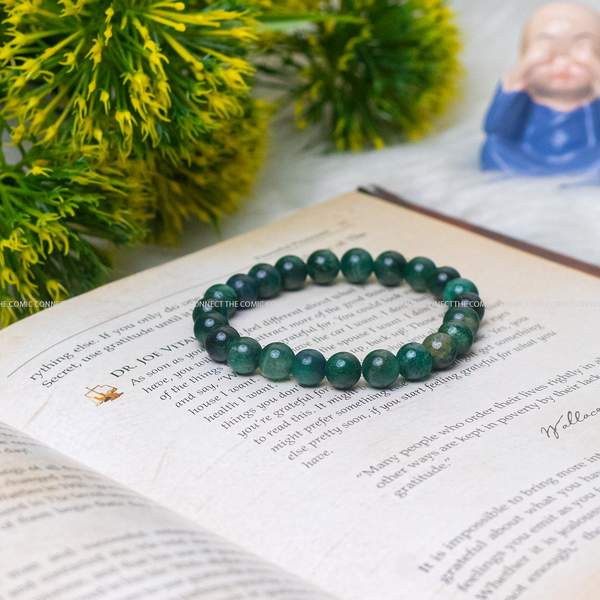 Green Lepidolite Healing Bracelet - Stress Relief & Emotional Balance 4