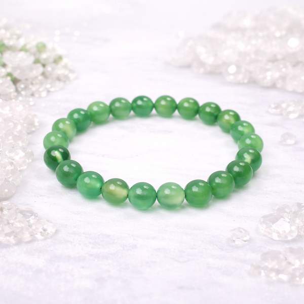 Green Onyx Healing Bracelet - Enhance Strength & Balance Emotions