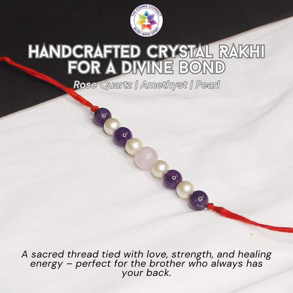 Healing Crystal Rakhi For Peace, Love & Emotional Strength | Reiki Energized 2