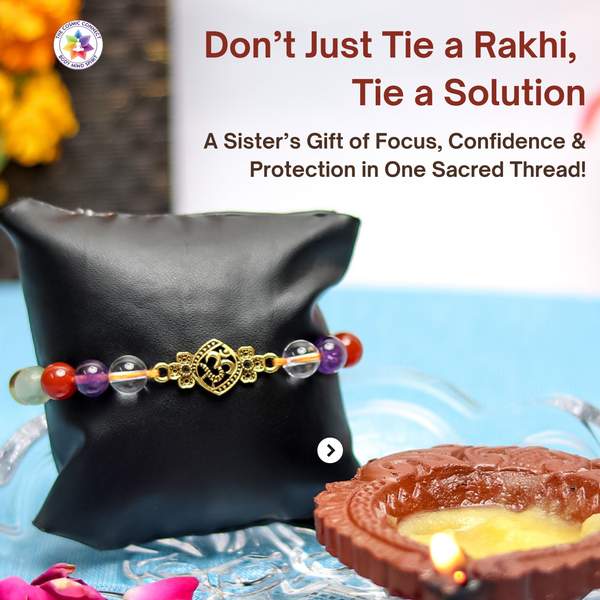 Healing Rakhi for Study Support, Chakra Alignment & Good Luck 3