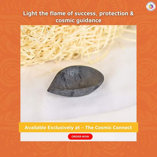 Hematite Crystal Diya for Pooja, Healing Home Décor, & Housewarming Gift 8