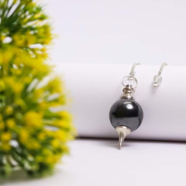 Hematite Pendulum Dowser for Protection & Mental Clarity