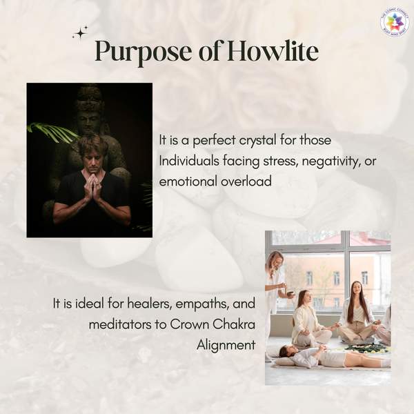 Howlite Crystal Angel for Peace and Protection 5