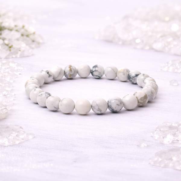 Howlite Healing Bracelet - Calming & Sleep Management