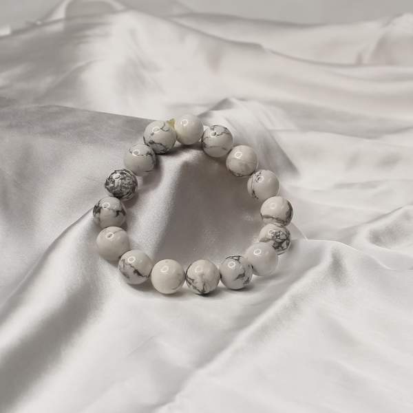 Howlite Healing Bracelet - Calming & Sleep Management 10