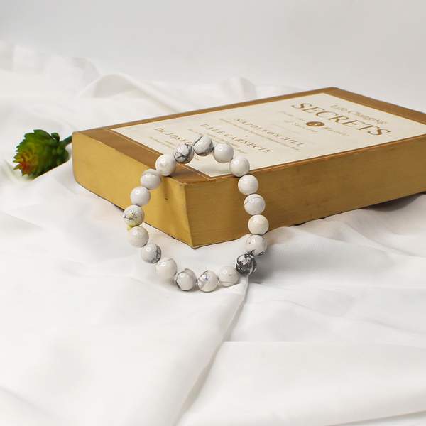 Howlite Healing Bracelet - Calming & Sleep Management 6