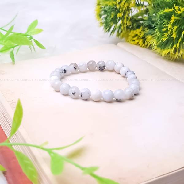 Indian Rainbow Moonstone Healing Bracelet - Balance Your Chakras 6