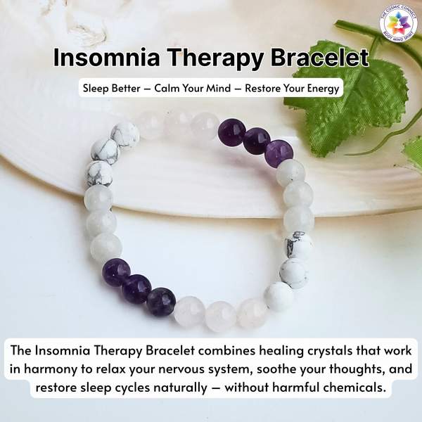 Insomnia Relief Bracelet for Sleep Aid, Stress Relief, & Emotional Healing 4