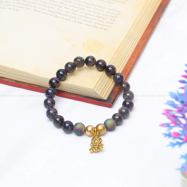 Iolite Healing Bracelet - Enhance Intuition, Promote Mental Clarity 4