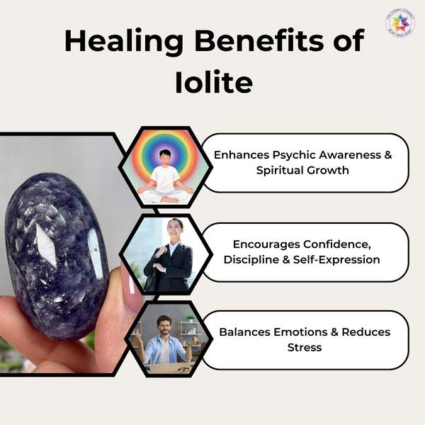 Iolite Healing Bracelet - Enhance Intuition, Promote Mental Clarity 7