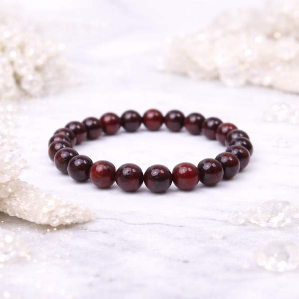 Iron Tiger Eye Healing Bracelet - Grounding Strength, Courage, and Protection