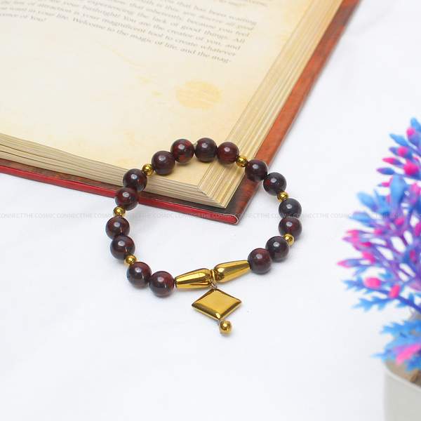 Iron Tiger Eye Healing Bracelet - Grounding Strength, Courage, and Protection 7