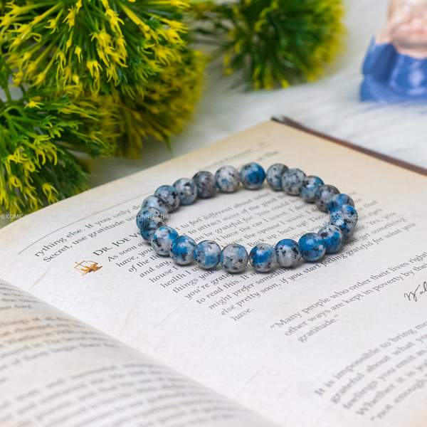 K2 Zebra Jasper Healing Bracelet - Balance, Grounding & Stress Relief 2
