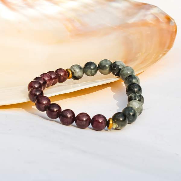 Kaal Sarp Dosha Therapy Bracelet for Protection | 8mm Beads