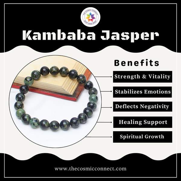 Kambaba Jasper Healing Bracelet – Deep Peace, Emotional Stability & Grounding 3