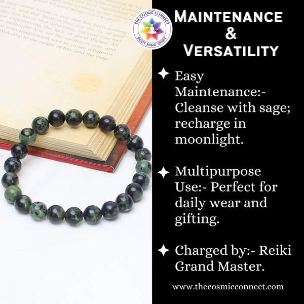 Kambaba Jasper Healing Bracelet – Deep Peace, Emotional Stability & Grounding 5