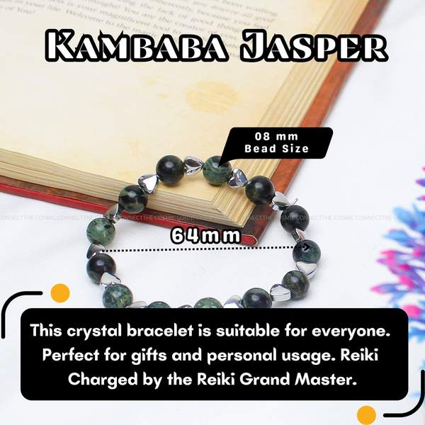Kambaba Jasper Healing Bracelet – Deep Peace, Emotional Stability & Grounding 8